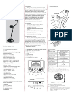 Smart Sensor Metal Detector Assembly Diagram and Instruction Manual