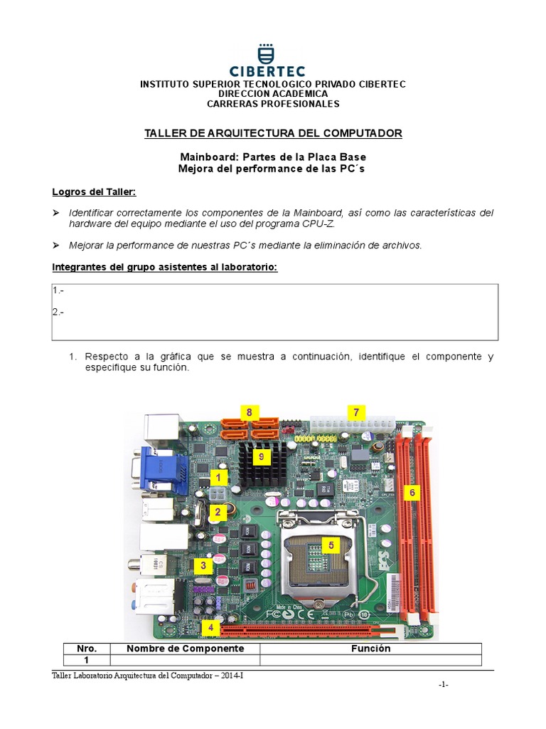 Partes de la Mainboard y CPU-Z | PDF | Hardware de la computadora ...
