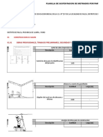 Plantilla de Metrados