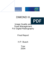 Dimond Iii: Image Quality and Dose Management For Digital Radiography