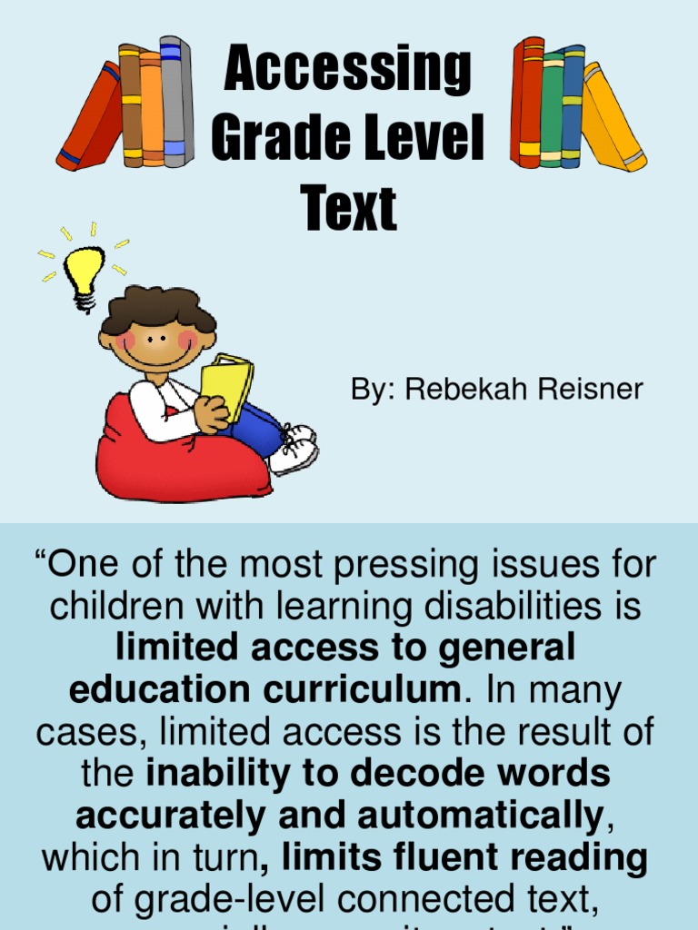 Strategies for Accessing Grade-Level Texts | PDF | Reading ...