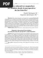 Saberes Educativos Mapuches