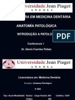 Anatomia Patologica 1:  Patologia e Metodos de Estudo