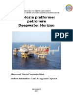 Explozia Platformei Petroliere Deep Horizon Marin Irinel BUN