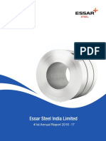 Essar Steel India Limited Board of Directors and Annual General Meeting Notice