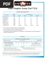 Ghar Empire Army List V2.0 PDF