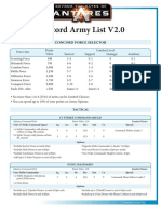 Concord Army List Antares V2.0 PDF