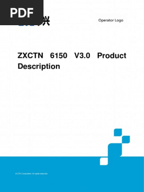 ZXCTN 6150 V3.00 Product Description - 20140106 - EN | PDF