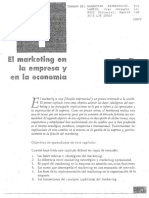 El Marketing en La Empresa y en La Economía