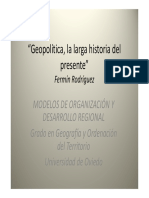 Geopolitica, La Larga Historia Del Presente