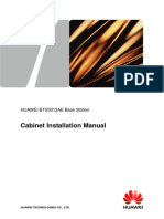 Cabinet Installation Manual: HUAWEI BTS3012AE Base Station