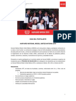 GUIA DEL POSTULANTE HARVARD NMUN 2019 (UPC)