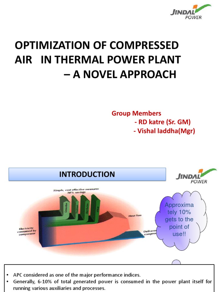 Compressed Air Optimization in Power Plants | PDF | Kilowatt Hour ...