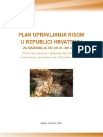 Plan Upravljanja Risom U Republici Hrvatskoj Za Razdoblje Od 2010 Do 2015