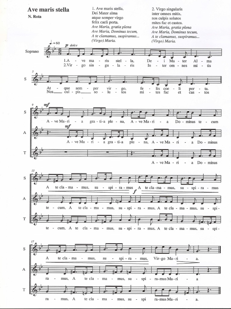 Ave Maris Stella N Rota0001 Pdf