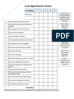 Test de Agotamiento Crónico