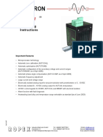 Resistron: Operating Instructions