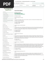 De La Salle University _ Civil Engineering Department _ Course Description