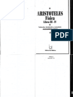 Aristoteles Fisica Libros III - IV Completo Abierto Hz Of