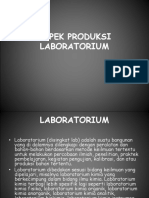 Aspek Produksi Laboratorium