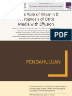 Clinical Role of Vitamin D in Prognosis of OME