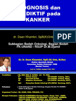 Prognosis Dan Prediktif Pada Kanker: Dr. Daan Khambri, SPB (K) Onk, M.Kes