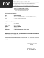  Surat Keterangan Kerja