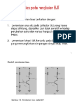 Pemberian bias pada rangkaian BJT: β yang cukup