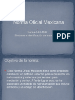 Norma Oficial Mexicana Nom Z 61 1987