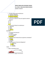 Segundo Simulacro