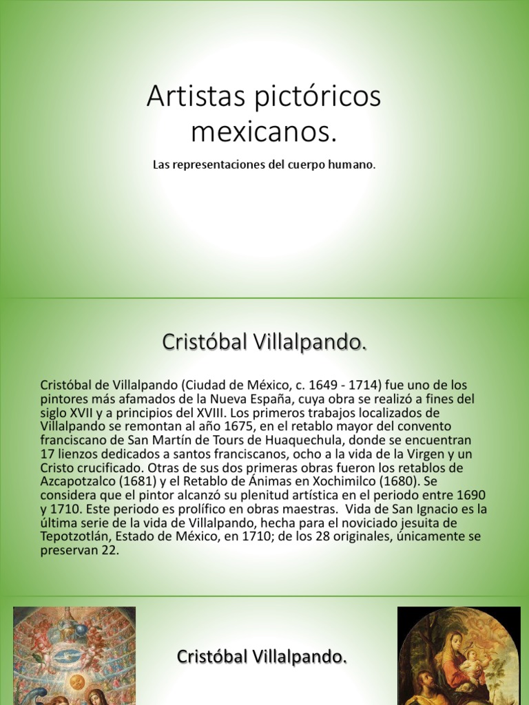 Artistas Mexicanos y el Cuerpo Humano | PDF | Medios de arte | Pinturas