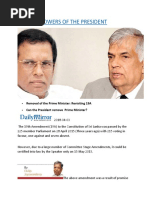 19a and Powers of The President