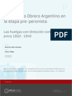 Huertas, Nora Susana - Movimiento Obrero Argentino en La Etapa Pre-peronista. 