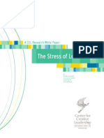 The Stress of Leadership: A CCL Research White Paper