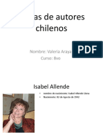 Fichas de Autores Chilenos