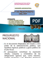 Presupuesto 2017 Expo