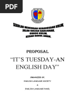 Proposal For English Day SMKK