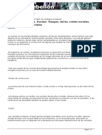 Energía Renovable vs. Nuclear. Riesgos, Daños, Costos Sociales