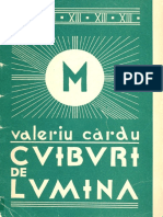 Valeriu Cardu - Cuiburi de lumina (versuri) - Madrid 1958