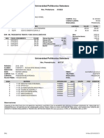 Universidad Politécnica Salesiana: Nro. Prefactura: 412022