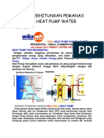 Contoh Perhitungan Pemanas Air Hotel Heat Pump Water Heater