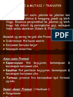 Promosi, Transfer & Demosi