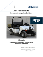 Ponz - Navegación Automática en Un Vehículo Eléctrico Ligero Con Distribución Ackermann
