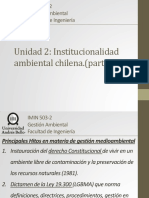 Unidad 2 - Institucionalidad Ambiental Chilena P1