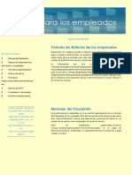 Boletín para Los Empleados