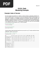 R-PLS Path Modeling Example