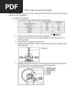 SOP of Angle Grinding