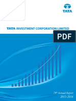 Tata Investment 79th Annual Report 2015-2016