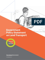 Government Policy Statement On Land Transport: 14 March 2018