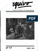 Boletim Do Arquivo Histórico de Moçambique Nº17 - Abril 1995